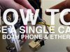 Use A Single Cat5 Cable For Both Phone and Ethernet